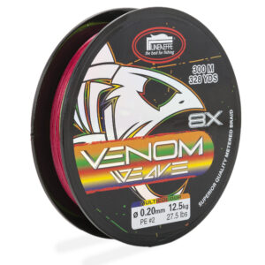 Hilo trenzado Lineaeffe VENOM 8x WEAVE MULTICOLOR 300mt