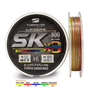 Trenzado Tubertini SK X8 MULTICOLOR 300m