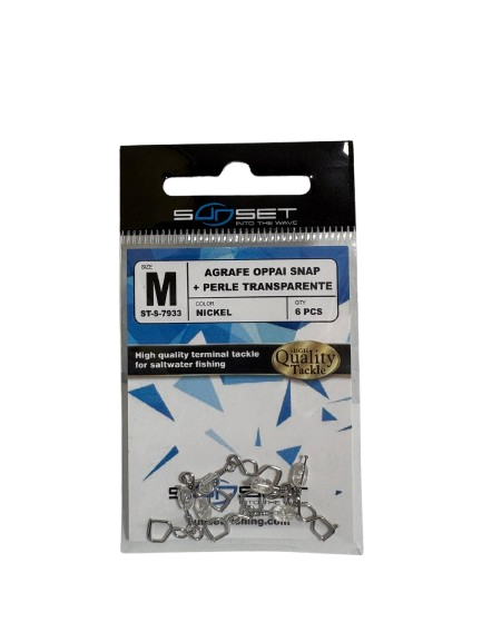 Sunset grapa OPPAI SNAP + Perla Transparente ST-S-7933 M