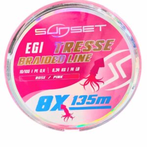 Trenzado Sunset 8x RS EGING FLUO ROSA