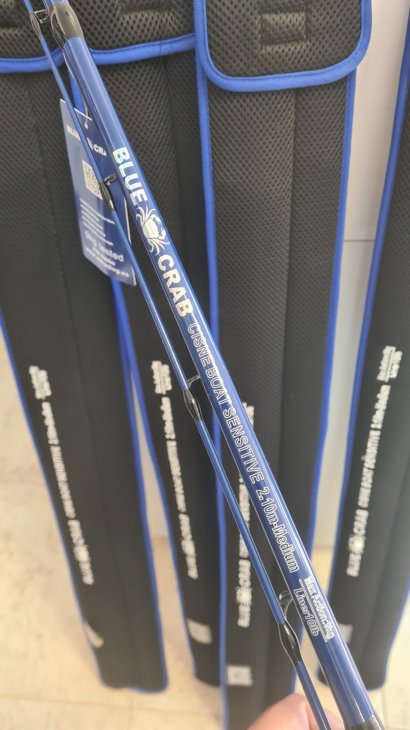 BLUE CRAB ROD Cisne Boat Sensitive 2.1 M. Action